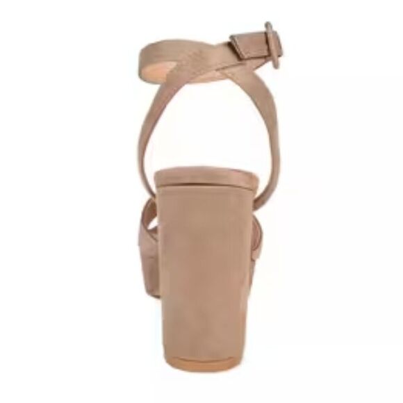Journee Collection Women's Nairri Platform Block Heel Dress Sandals, Size 8.5 - Picture 4 of 4